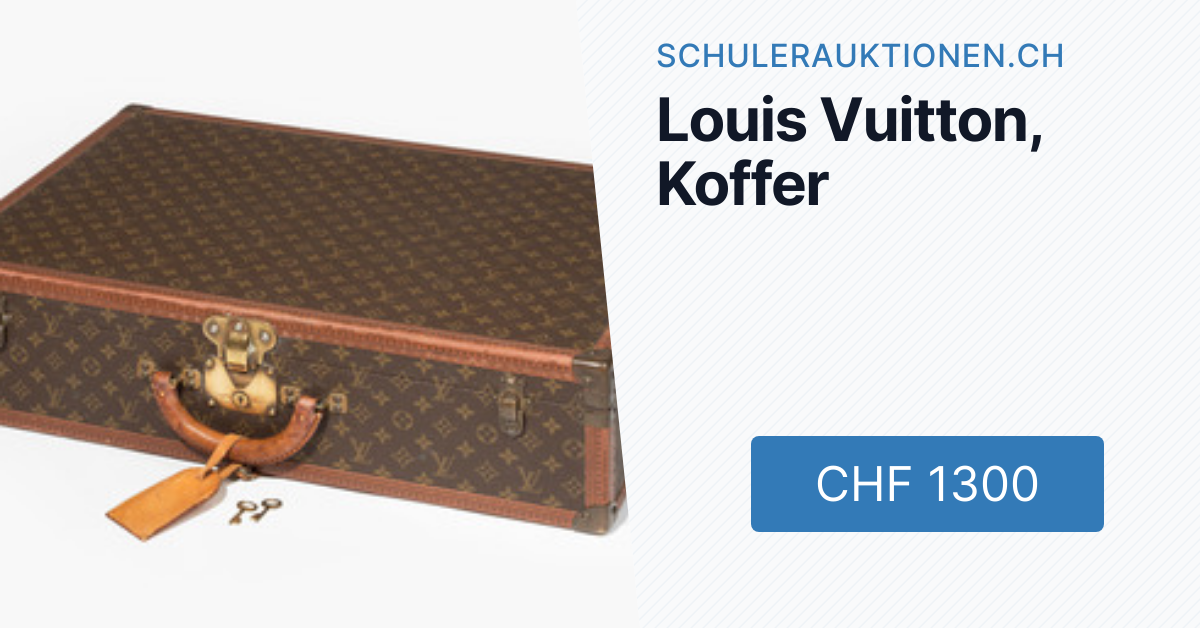 Louis Vuitton, Reisekoffer Stratos 70 - Schuler Auktionen Zürich