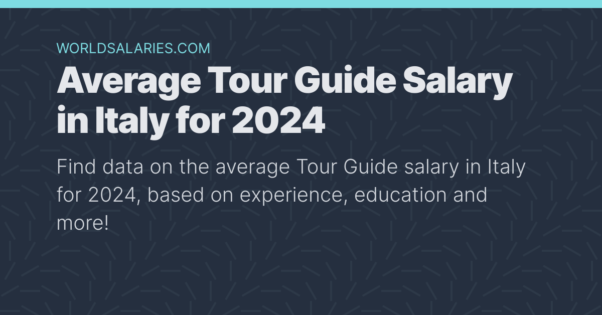tour guide salary rome
